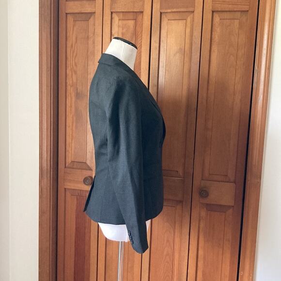 Banana Republic Charcoal Blazer, Size 0P - Picture 2 of 9